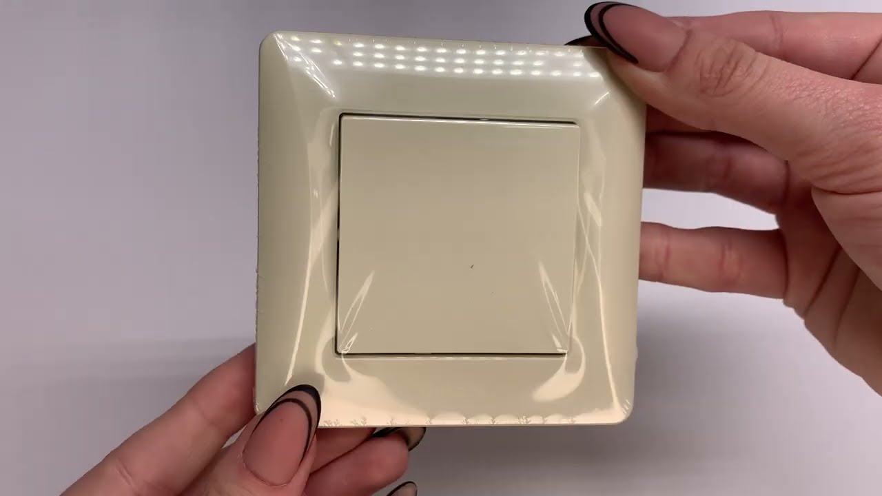 Выключатель одноклавишный VIDEX Binera крем VF-BNSW1-CR