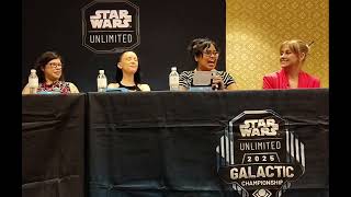 Women of Star Wars Unlimited Panel from the 2025 Galactic Championship