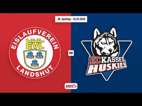 39. Spieltag DEL2 | EV Landshut vs. EC Kassel Huskies | Game Highlights