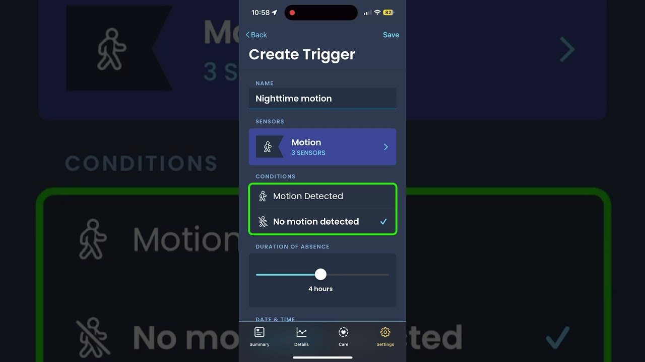 Creating a Trigger