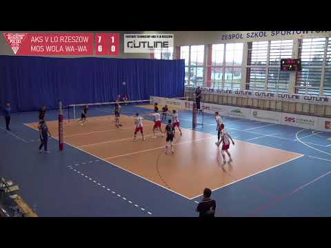 1/4 MP Kadetów: AKS V LO Rzeszów - MOS Wola Warszawa 3:0 [SKRÓT MECZU]