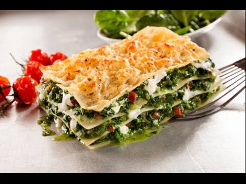 06 ITA/EN lasagna spinaci e funghi / spinach and mushroom lasagna