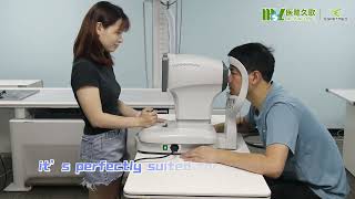 Medsinglong fully automatic computer ophthalmometer machine MSLRM12 operation video