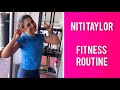 Niti Taylor Shares Her Gym Routine On The Last Day Of The Year 2023 Nititaylor Fitness Newyear