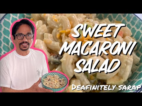 Sweet Macaroni Salad Recipe in Sign Language (w/ voiceover)