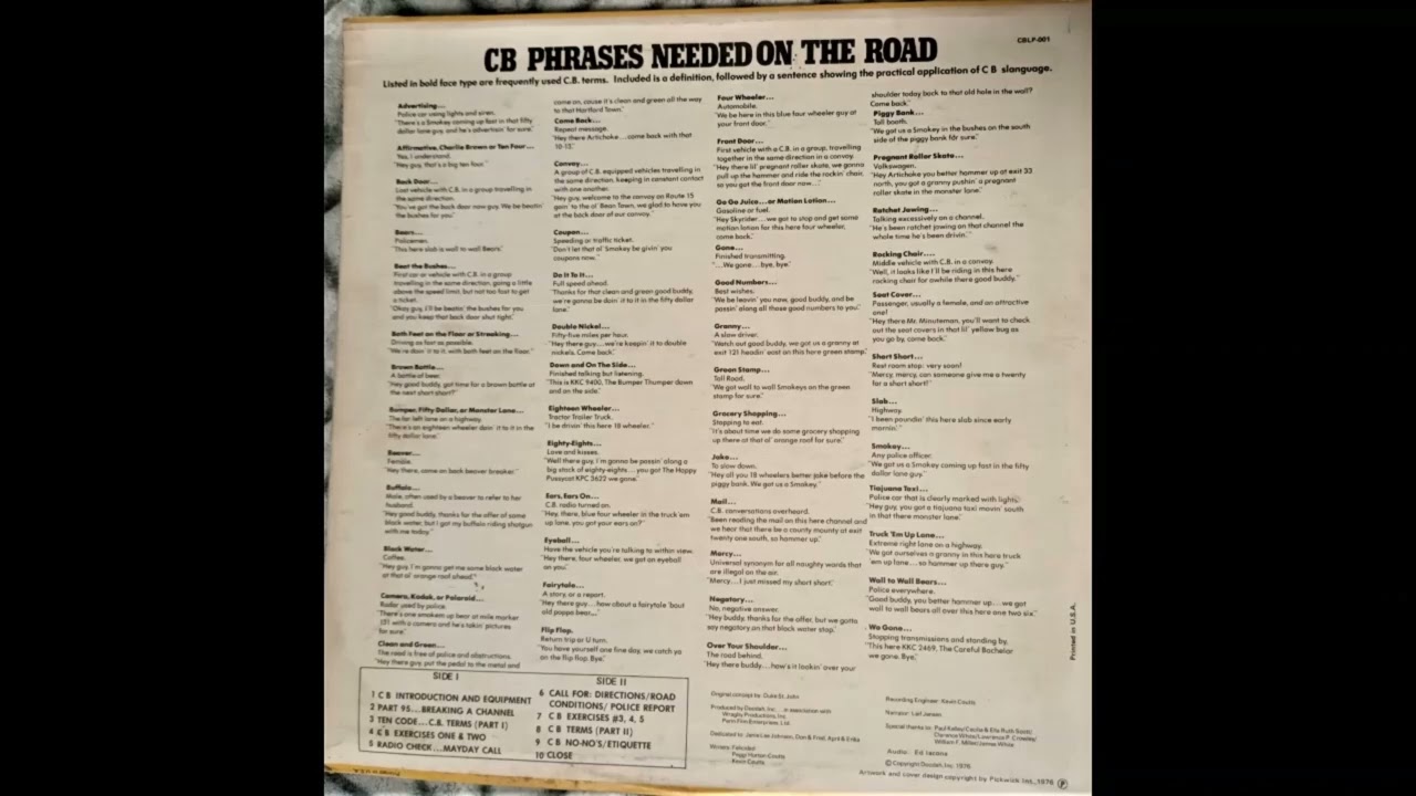 3: Ten Code... CB Terms Part 1