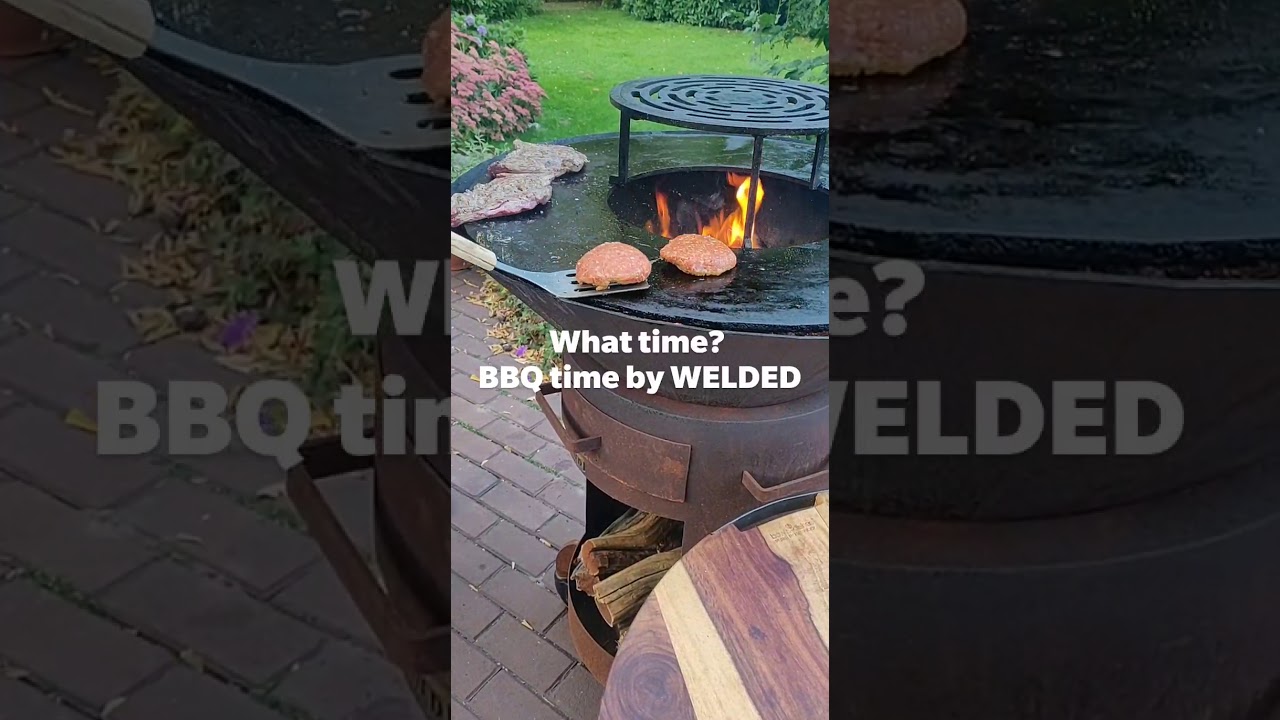 WELDED barrel 800 vuurschaal bbq.