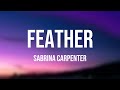 Feather Sabrina Carpenter Lyric Music