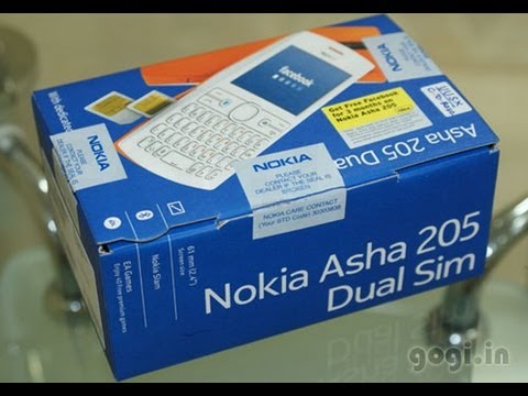 Nokia Asha 205 unboxing and review