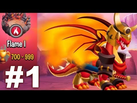Dragon City - PVP Battle Gameplay - Road to Flame Arena #1 - YouTube