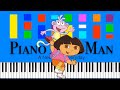 We Did It Dora The Explorer Slow Easy Medium Piano Tutorial 4K