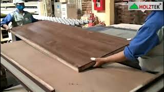 Dây chuyền ép cánh cửa công nghiệp Hotmelt PUR cs 200-300 cánh/ ngày