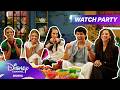 Descendants Wicked Wonderland Cast Watch Party W Kylie Malia Liamani Kiara Alexandro