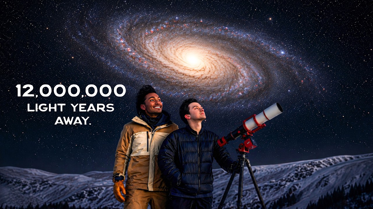 We Tried Capturing a Galaxy 12,000,000 Light Years Away