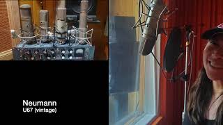 Video thumbnail for Mic Shootout #2 - Neumann U67, Neumann U47, AKG C12, Telefunken ELA M 251 by Orange Room