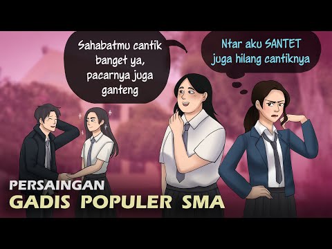 Persaingan Gadis Populer SMA | Kartun Drama, Animasi Sekolah