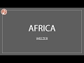 Africa | Cover by Weezer | Lyrics Africa | Cover by Weezer | Lyrics