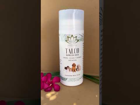 thumbnail video image 2 of Talco ORGANICO Vitality Shop Baño En Seco para mascotas 125g, 2 of 6