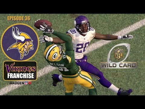 Madden 16 (Xbox One) Minnesota Vikings Owner Mode Franchise - EP36 (Year 2, Wild Card vs Packers)