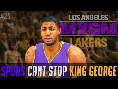 NBA 2K15 My GM Mode Ep.25 - Los Angeles Lakers | Spurs CANT STOP PG | PS4
