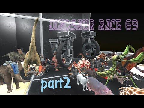 DINOSAUR RACE 69 PART 2 - Animal Revolt Battle Simulator