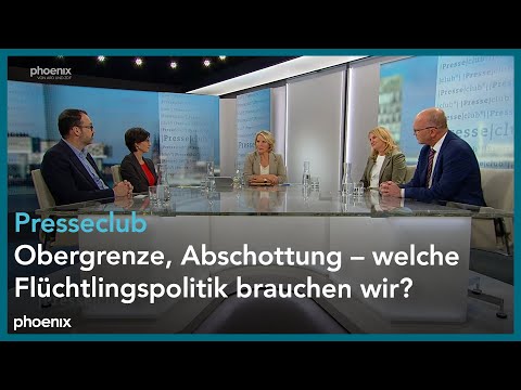 Presseclub: Obergrenze, Abschottung – welche Flüchtlingspolitik brauchen wir?