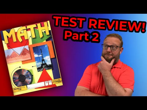 Geometry 1109 Math test review part 2