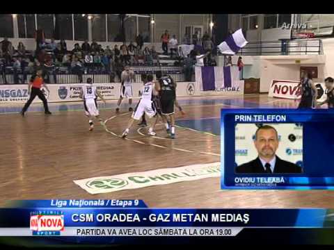 Gaz Metan intalneste CSM Oradea - novatv.ro