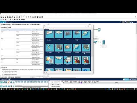 CCNA2-SRWEv7 - Lab 16.3.1 Packet Tracer - Troubleshoot Static and Default Routes