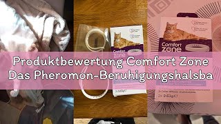 Produktbewertung Comfort Zone Das Pheromon-Beruhigungshalsband für Katzen hilft ihnen, Sich sicher u