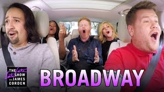 Broadway Carpool Karaoke ft. Hamilton &amp; More