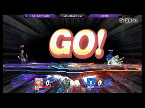 The SmashPack #51 - SpellBlade (Fox/Robin) vs Cube (Sonic)