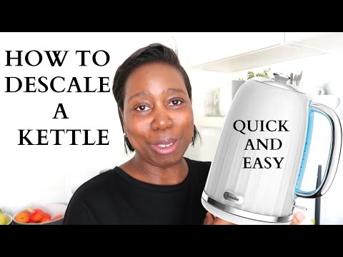 HOW TO DESCALE A KETTLE| FAST QUICK & EASY | USING ASTONISH DESCALER