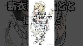 【136日目】新衣装小雀とと #イラストメイキング #小雀とと #ぶいすぽ #vtuber #illustration