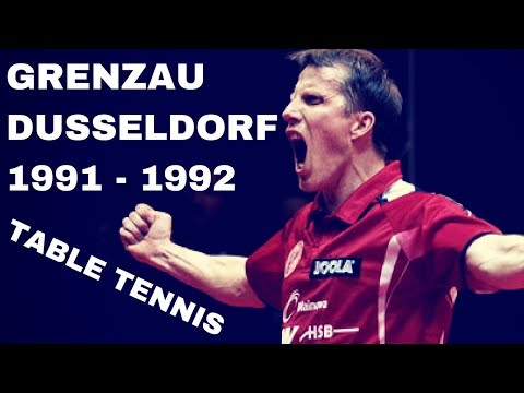 GRENZAU - DUSSELDORF 1991 - 1992 Tischtennis Bundesliga