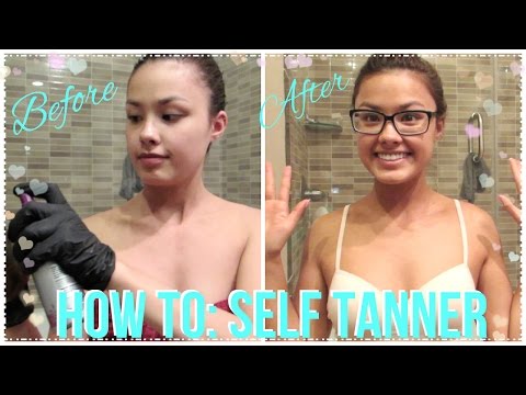 How to Self Tan at Home ☀ Self Tanner Tutorial Video