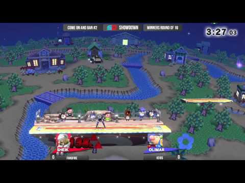 Come on and Ban #2 - Winner Ro16: Fangfire (Sheik) vs Keios (Olimar/Sheik)