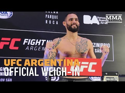UFC Argentina Official Weigh-In Highlights - MMA Fighting