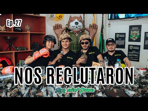 ACÁ ENTRE PANAS Ep. 27 - Oído mi Capitán (Militares, Policías y Tiburones)  Ft. ESCAM