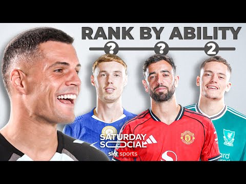 Granit Xhaka RANKS The Premier League's BEST Creative Midfielders 💫