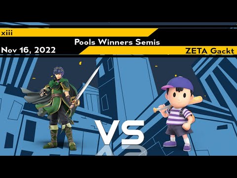 [Smash Ultimate] xiii vs ZETA | Gackt - Xeno267 (Pools Winners Semis)