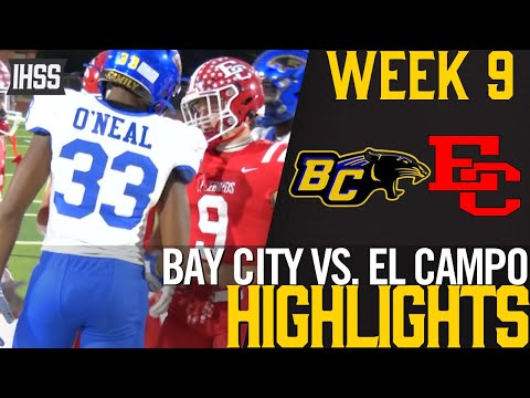 El Campo vs Bay City: Historic 122nd Football Rivalry Game Highlights