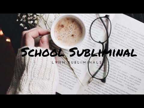 school subliminal - perfect grades and school life