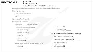 CAM 20 | IELTS LISTENING TEST | TEST 2 - SECTION 1#english #ieltslistening  #ielts #education