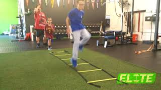 Youth Athletes Improving Running TECHNIQUE with Ladder