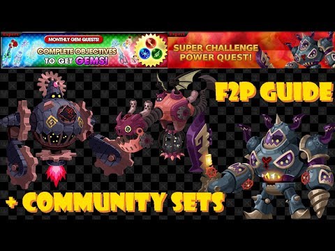 Super Challenge & Monthly Gem Quest F2P Guide - KHUx F2P