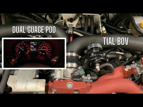 SMY Dual Gauge Pod and Tial BOV (Blow Off Valve) Speed Density Install by WRXperts (Subaru WRX STI)