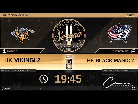 2022 02 23 HK Vikingi 2 - HK Black Magic 2