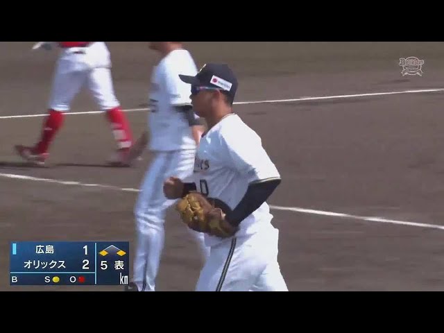 【ファーム】バファローズ・勝俣 ファインプレーでチームのピンチを救う!! 2021/8/10 B-C(ファーム)