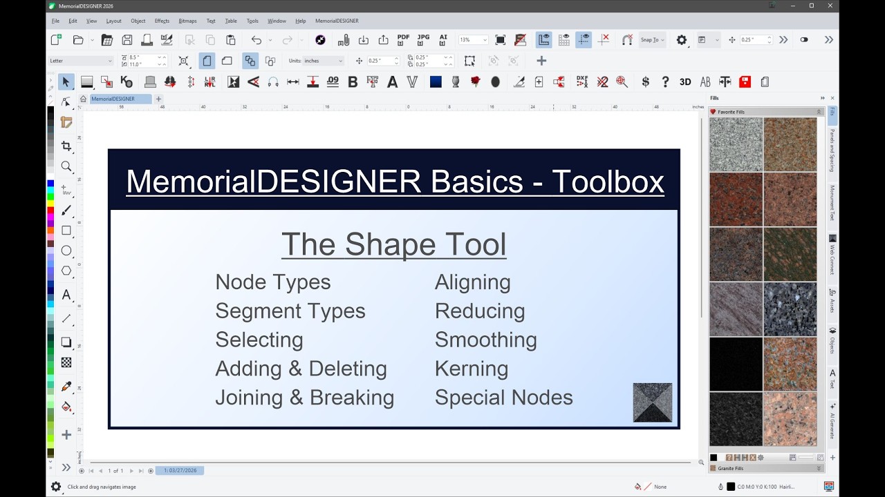 MD 202.2 The Shape Tool (Node Tool)